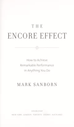 The encore effect