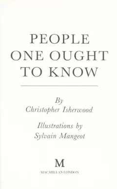 People one ought to know