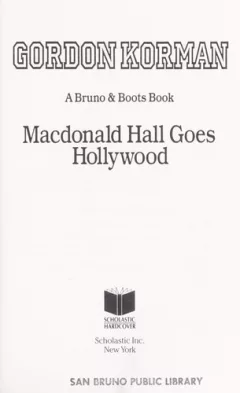 Macdonald Hall goes Hollywood