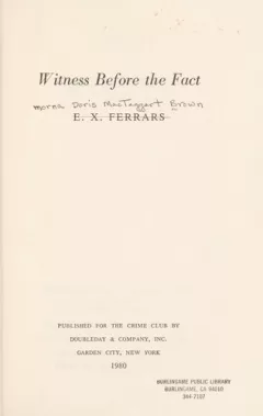 Witness before the fact