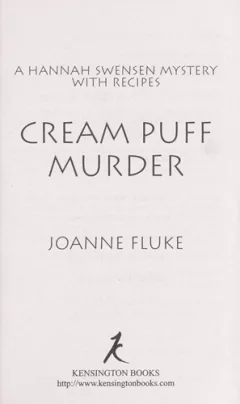 Cream puff murder