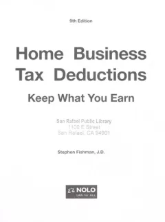 Home business tax deductions