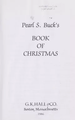 Pearl S. Buck's Book of Christmas