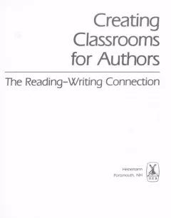 Creating classrooms for authors