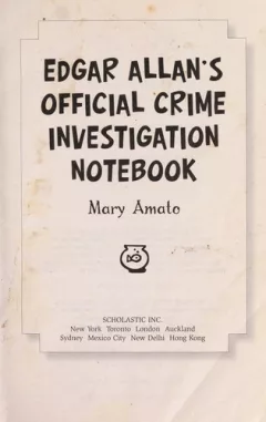 Edgar Allan's official crime investigation notebook