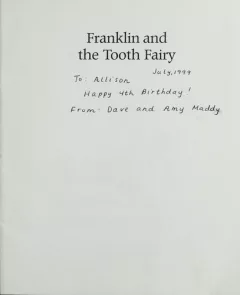 Franklin and the tooth fairy