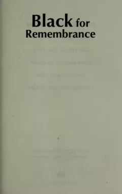 Black for remembrance
