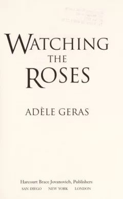 Watching the roses