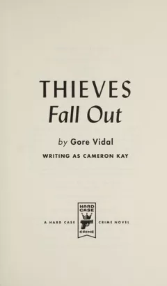 Thieves fall out
