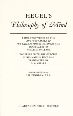Hegel's Philosophy of mind