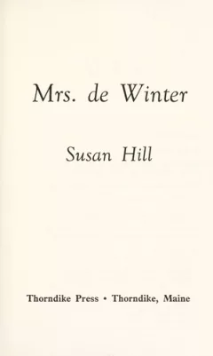 Mrs. de Winter