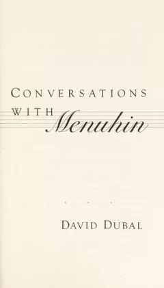 Conversations with Menuhin