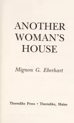 Another woman's house