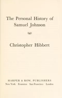 The personal history of Samuel Johnson.