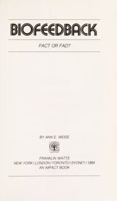 Biofeedback, fact or fad?
