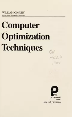 Computer optimization techniques