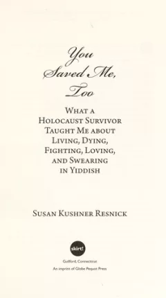 You saved me, too