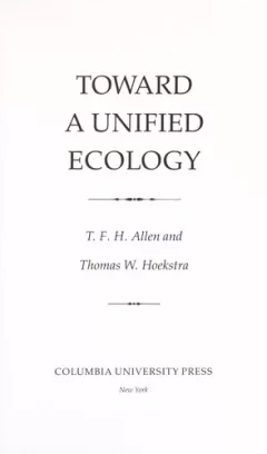 Toward a unified ecology
