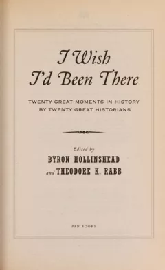 I wish I'd been there