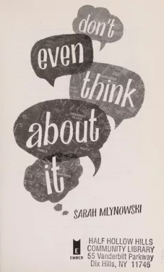Don't even think about it
