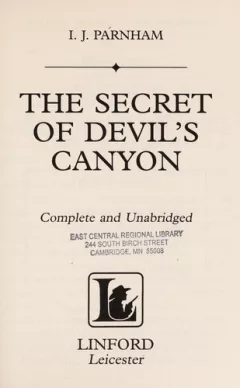 The secret of Devil's Canyon