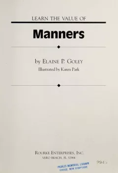 Learn the value of manners