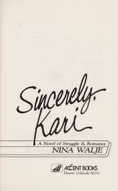 Sincerely, Kari