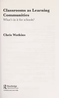Classrooms as learning communities
