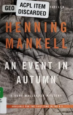 An event in autumn
