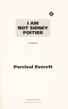 I am not Sidney Poitier