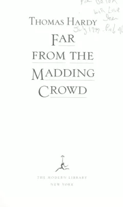 Far from the madding crowd