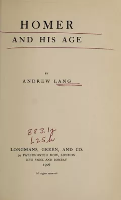 Homer and his age