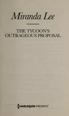 The tycoon's outrageous proposal