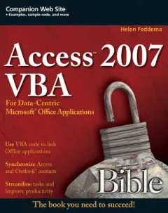 Access 2007 VBA bible