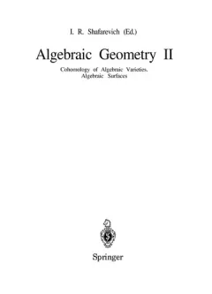 Algebraic Geometry II: Cohomology of Algebraic Varieties