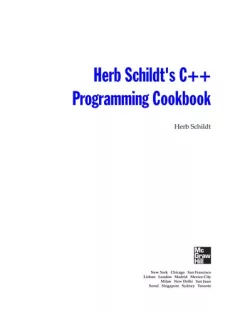 Herb Schildt's C++ programming cookbook