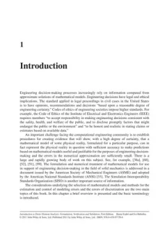 Introduction to finite element analysis