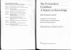 The postmodern condition