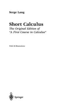 Short calculus