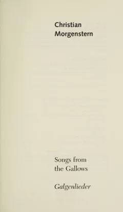 Songs fromthe gallows =