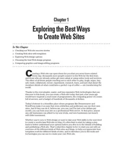 Do-it-yourself Web sites for dummies