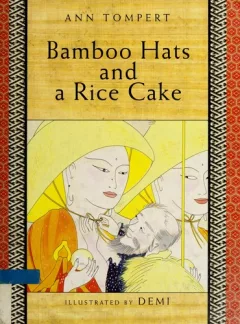 Bamboo hats and a rice cake
