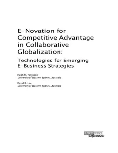 E-novation for competitive advantage in collaborative globalization