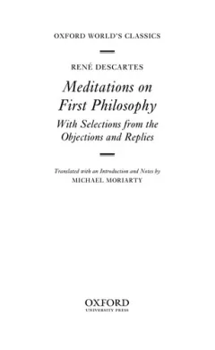 Meditations on first philosophy