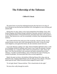 The Fellowship of the Talisman