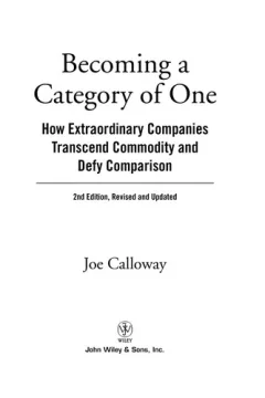 Becoming a category of one